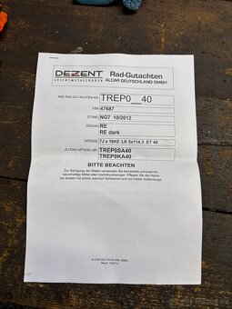 Alu kola na SUZUKI SWIFT SPORT R16 zimní pneu 195/50/16 - 5