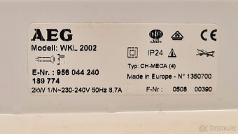 Nástěnný konvektor AEG WKL 2002 - 5