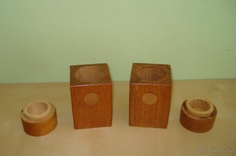 Retro dřevěné kořenky - 5