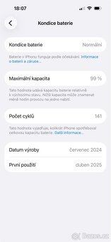 Iphone 16 256GB - jako NOVÝ - 5