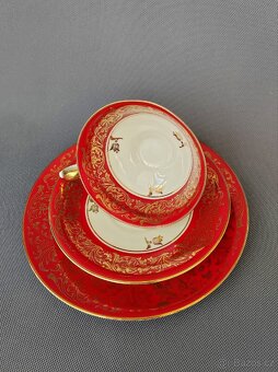 Krásná porcelánová čajová sada Alka Bavaria (1938-1958) - 5