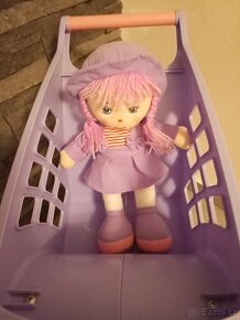 Little Tikes Cozy nákupní vozík růžovo-fialový - 5
