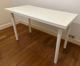 Bily stůl Ikea Linnmon Adils 100x60x74cm - 5