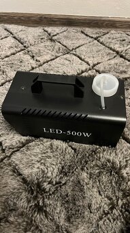 Prodám mlhovač LED-500W + 5 litru kapaliny na mlhu - 5
