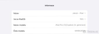 iPad Pro M1 (12,9 palce) (5. generace), 1TB - 5