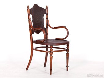 Historická židle, křesílko J&J Kohn 1880. - 5