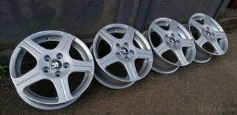 Alu kola Fabia 1 , 5x100 14" - TOP STAV jako nové - 5