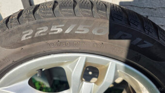Originál disky BMW včetně zimních pneumatik 225/50/R17 - 5