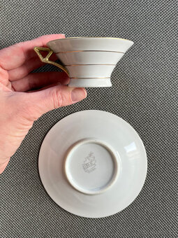 Art Deco moka šálek s podšálkem 70ml, Dolní Chodov I - 5