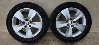 Alu kola Škoda Matone 15" 5x100 (VW, Seat, Audi) - 5