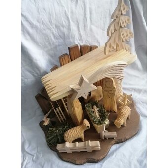 Dřevěný betlém 14D2 - 5