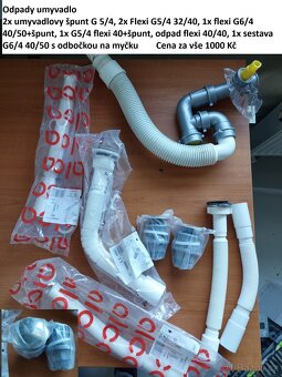 HT odpadni trubky 75,50,40,32 ,umyvadlove odpady, PPR - 5