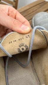Šedé kožené kotníkové boty Vasky Desert, vel. 41, jako nové - 5