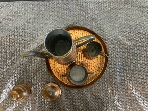 Měděný kávový set - 5