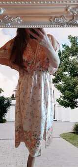 Shein květované dlouhé šaty - NOVÉ - 5