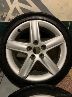 Alu kola AUDI R17 5X112 LETNÍ PNEU 225/45 R17 100% Vzorku - 5