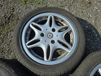 Prodám alu kola Smart 15", letní pneu 175/55/15, 145/65/15 - 5