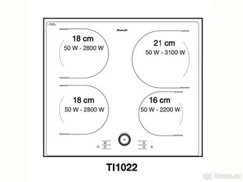 Indukční varná deska Brandt TI1022X - 5