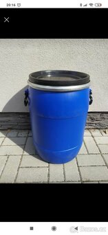 Plastové sudy, barely, sud na vodu, kvas, obilí 25 50 220 l - 5