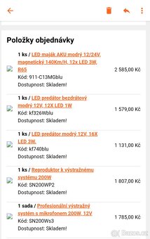 LED modré majáky - 5