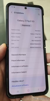 Samsung Z Flip 3 5G + originál Ipods 2 + hodinky 45"+ 256GB - 5