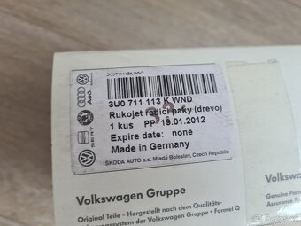 NOVÁ Řadící páka Superb 1 Světle hnědá 5q ORIGINÁL - 5