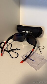 Sportovní sluneční brýle Scott - černo-červené - 5