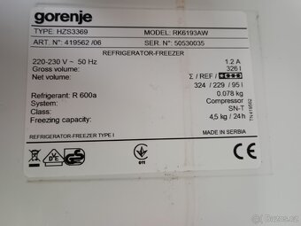 Prodám kombinovanou ledničku - 5