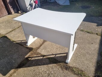 Psací stůl- bílý - 5