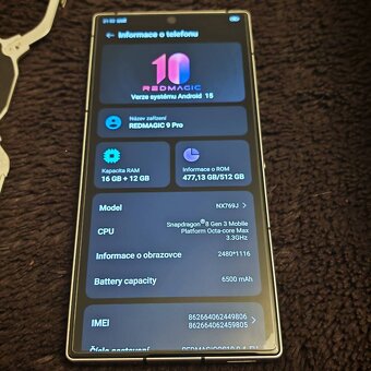 Nubia Redmagic 9 Pro 5G 16GB/512GB Herní PC: 30 000,- - 5