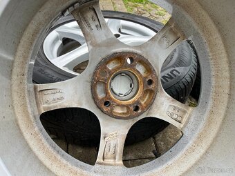 4x alu disky RONAL 5x114 R17, pneu 50% - 5