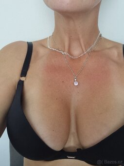 Nová dárková sada souprava šperků Růžové 925 - 5