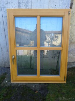 4 kusy - Dřevěné okno 99 x 124 cm - 5