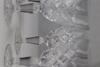 broušené sklenice na stopce 6ks - 5