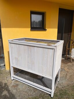 Dřevěná klec dvoupatrová - 5