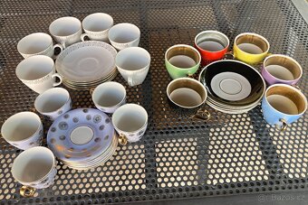 porcelánové šálky retro - 5