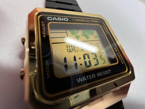 CASIO A500 World Time Vintage + extra řemínek original - 5