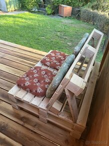Zahradní lavička z palet, DIY - 5