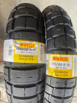 Sada pneu na motocykl 110/80r19 59V a 150/70r17 69V - 5