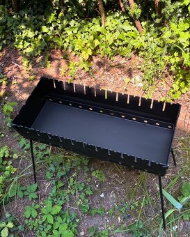 Gril na špízy(mangal)– skládací konstrukce, 3 velikosti - 5