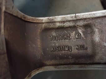 alu BORBET SPEED 7Jx17H2 ET48 5x112 225/50 ZR17 - 5