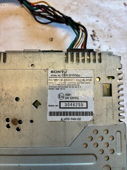 Autorádio Sony CDX-G1000U - 5