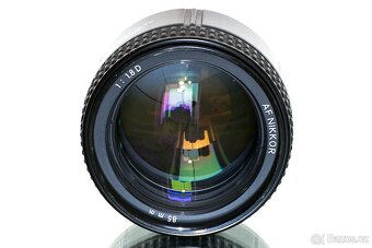 Nikon AF Nikkor 85mm 1,8D + UV 9-lamelový TOP STAV - 5