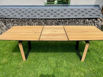 Rozkládací jídelní stůl - Darwin 160 cm, přírodní dub - 5