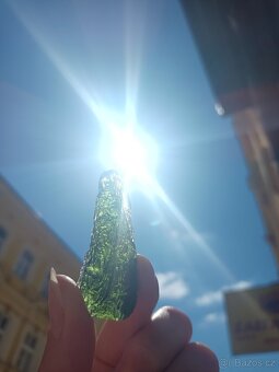 Vltavín 14.23 g, velký krásný kus - 5