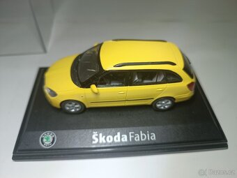Abrex model 1/43 Škoda Fabia II Combi (2007) - žlutá Sprint - 5