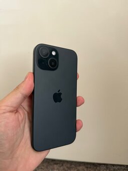 Apple iPhone 15 128gb Black. 100% stav. Zaruka 21 mesicu. - 5