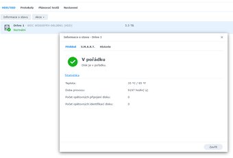 NAS Synology DS115j s 6TB pevným diskem - 5