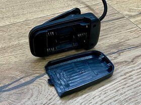 Mini LED stolní lampa na čtení (baterie) - černá - 5