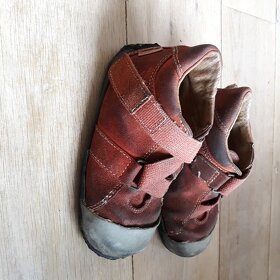 Barefoot kožené boty, oranžové, 24 - 5
